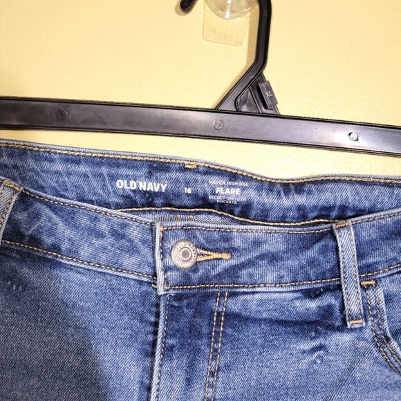 Old Navy Higher High Rise Flare Jeans 16 - Picture 7 of 10